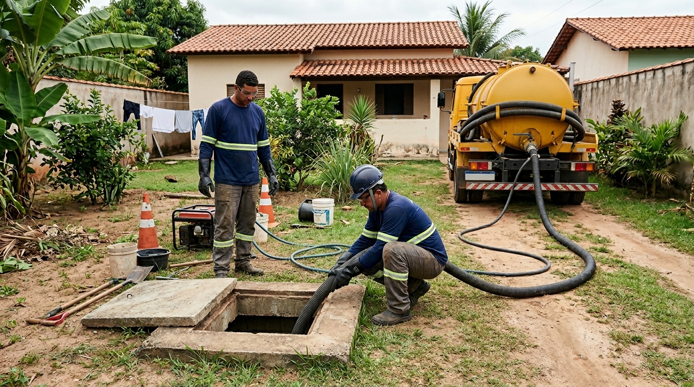 Limpeza de Fossa em Campina Grande‑PB